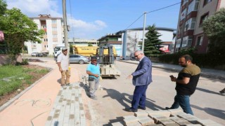 Sahaya inen Başkan Aygün çalışmaları inceledi