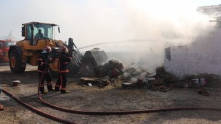 Sakaryada besi çiftliğinde yangın: 1 kişi dumandan etkilendi