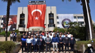 Salihli protokolü bayramlaştı