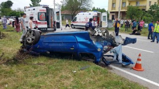 Samsunda 3 araçlı trafik kazası: 7 yaralı