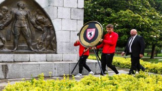 Samsunsporun 58. kuruluş yıl dönümü sebebiyle tören düzenlendi