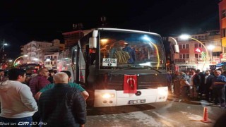 Sandıklıda hacı adayları kutsal topraklara uğurlandı
