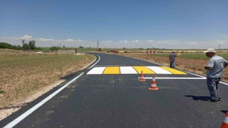 Şanlıurfada yollar işaretlendi