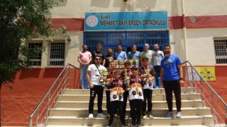 Siirtli öğrenciler boccede Türkiye şampiyonu oldu