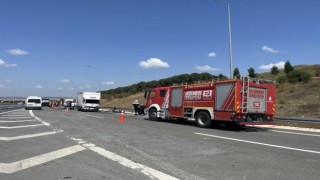 Silivri TEM Otoyolunda zincirleme kaza: 3 yaralı