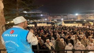 Simavda 75 hacı adayı kutsal topraklara uğurlandı