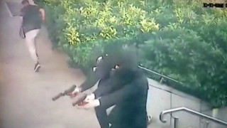 Şişlide susturuculu silahla saldırı kamerada: Maskeli saldırganlar kurşun yağdırdı