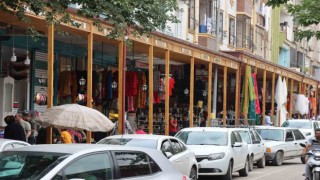 Tarihi caddede sundurma çalışması tamamlandı