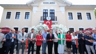 Tarihi Kırklareli Gar binasında restoran ve kadın kooperatifi satış noktası açıldı