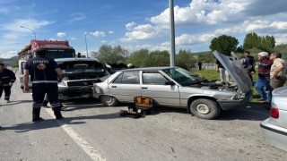 Tavşanlıda zincirleme trafik kazası: 2 yaralı