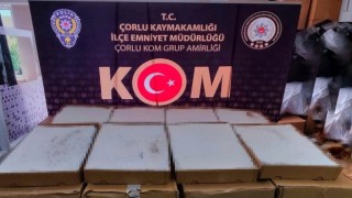 Tekirdağda 83 bin makaron ele geçirildi
