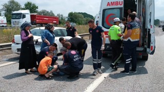 TEM Otoyolunda zincirleme kaza: 3 yaralı