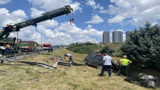 TEM'de kaza 1'i ağır 6 yaralı