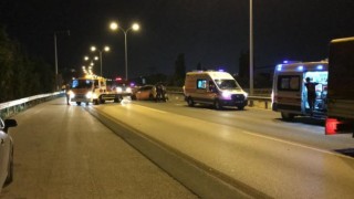 TEMde kaza: Aynı otomobilden 8 yaralı çıktı