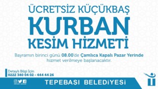 Tepebaşında kurban kesim alanları hazır