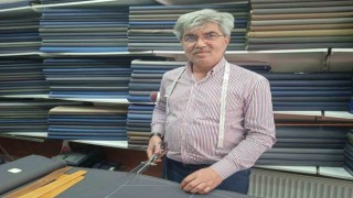 Terzilerde kurban bayramı öncesinde kumaş pantolon mesaisi yaşanıyor