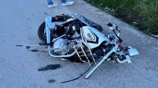 Tır ile motosiklet çarpıştı: 2 yaralı