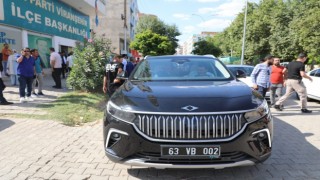 Milli otomobil TOGG Viranşehir'de yollarda