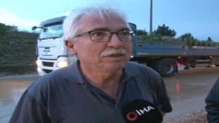 Toprak altında kalan araçtan sağ kurtulan şahıs dehşet anlarını anlattı