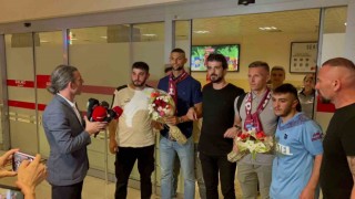 Trabzonsporun yeni transferleri Orsic ve Fernandeze coşkulu karşılama