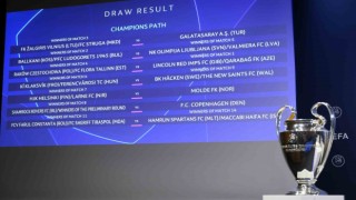 UEFA Şampiyonlar Ligi 2. Ön Eleme Turundaki eşleşmeler belli oldu