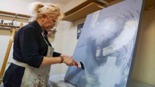 Uluslararası Sanat Çalıştayına katılan sanatçıların eserleri şekillenmeye başladı