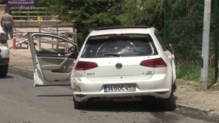 Ümraniyede otomobile silahlı saldırı: 1 yaralı
