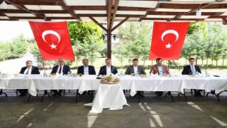 Uşak protokolü bayramlaşma töreninde buluştu