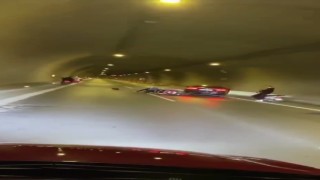 Üsküdarda motosikletli asker eğlencesi kaza ile sonlandı