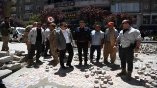 Vali Akbıyık çalışmaları denetledi