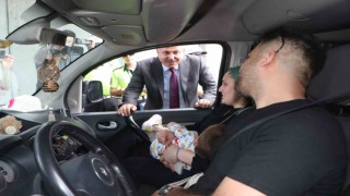 Vali Elban bayram denetimine katıldı, vatandaşları uyardı