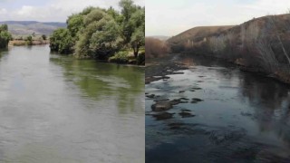 Yağışlar arttı, iki fotoğraf arasındaki fark değişti: Kızılırmakta su seviyesi yükseldi
