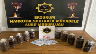 Yakıt deposunda 11 kilogram afyon sakızı ele geçirildi