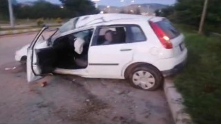 Yalvaçta trafik kazası: 2 yaralı