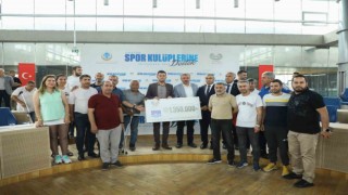 Yenişehir Belediyesinden 27 amatör spor kulübüne 1 milyon 350 bin TL destek