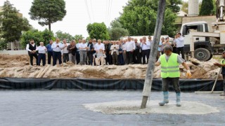 Yeşil Cami Kuran Kursu binasının temeli atıldı