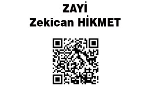 Zayi: Zekican HİKMET