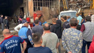 Zonguldakta hurda dükkanında patlama: 1 ölü