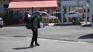 21 günlük yürüyüşünün ardından Rizeye ulaştı