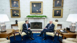 ABD Başkanı Biden, İsrail Cumhurbaşkanı Herzogu Beyaz Sarayda ağırladı