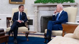 ABD Başkanı Biden ve İsveç Başbakanı Kristersson Beyaz Sarayda bir araya geldi