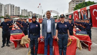 Adana'da 70 İtfaiye Eri Memuru Yemin Ederek Göreve Başladı