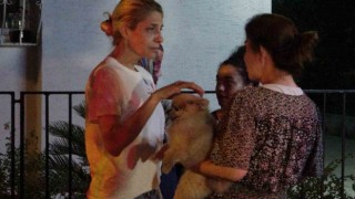 Adanada korkutan yangın: Bir apartman sakini kucağında köpeğiyle dışarı çıktı
