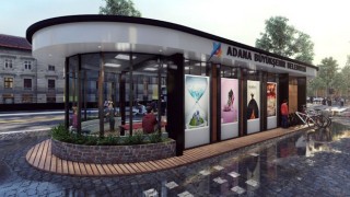 Adana’da modern toplu taşıma durağı inşa ediliyor