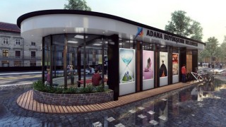 Adana’da modern toplu taşıma durağı inşa ediliyor