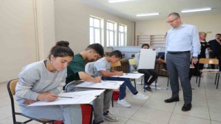 Ağrı Milli Eğitim Müdürü Kökrek, liselerdeki yetenek sınavlarını inceledi
