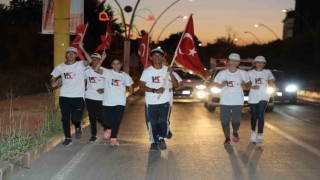 Ağrıda “15 Temmuz Sancak Koşusu” düzenlendi