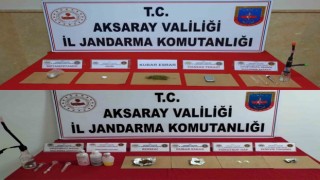 Aksaray jandarmadan uyuşturucu operasyonu: 3 gözaltı