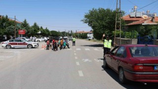 Aksaray jandarmadan “Yaya Önceliği” uygulaması