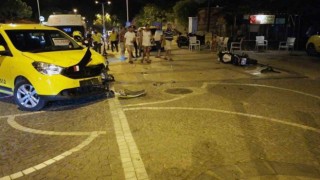 Akyakada kaza: Motosiklet sürücüsü yaralandı